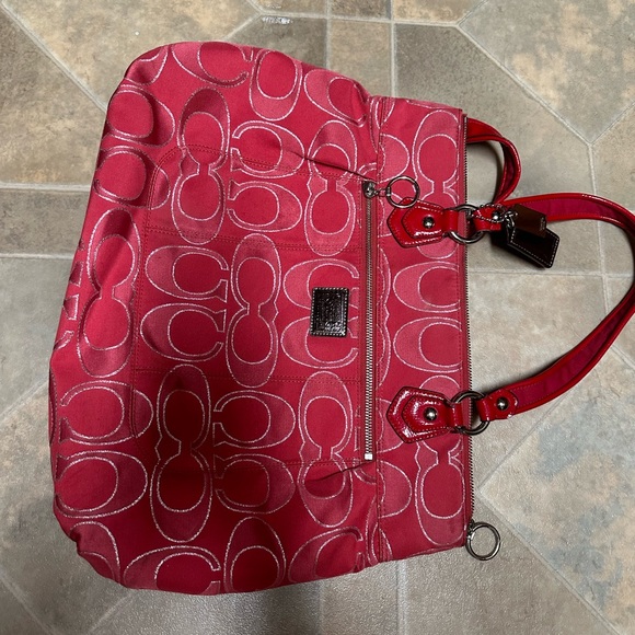 Coach coral tote - Picture 4 of 7